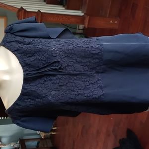 ANN TAYLOR Top with Lace NWOT